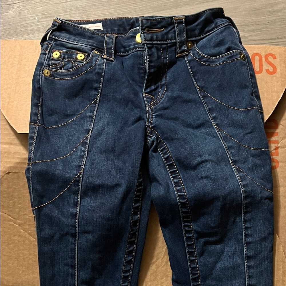 True Religion Jennie Curve Mid Rise Skinny